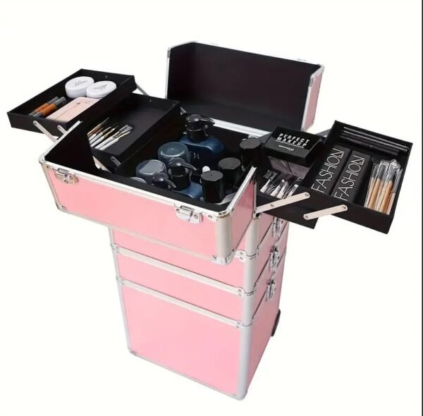 MALETA PROFESIONAL DE MAQUILLAJE CON RUEDAS XL - Image 3