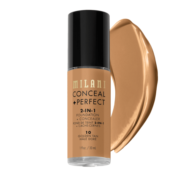 MILANI CONCEAL+PERFECT 2-EN-1 10 GOLDEN TAN