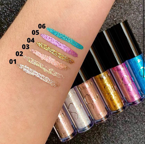 RUBY ROSE DELINEADOR GLITTER DE OJOS 06