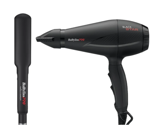 BABYLISS PLANCHA + SECADOR LIMITED EDITION NANO BLACK - Image 3