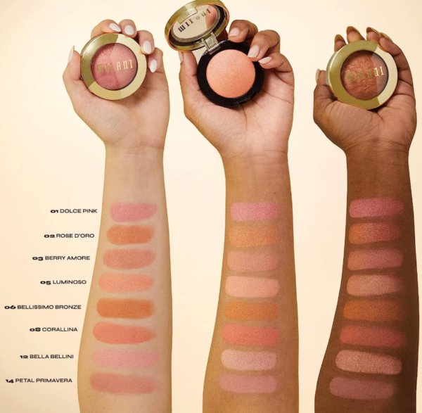 MILANI RUBOR BAKED DOLCE PINK 01 - Image 4